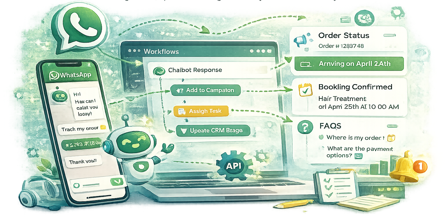 WhatsApp Chatbot Workflow Automation